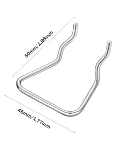16 Soportes para Alicates Hotop de Acero Inoxidable 50x45mm 2