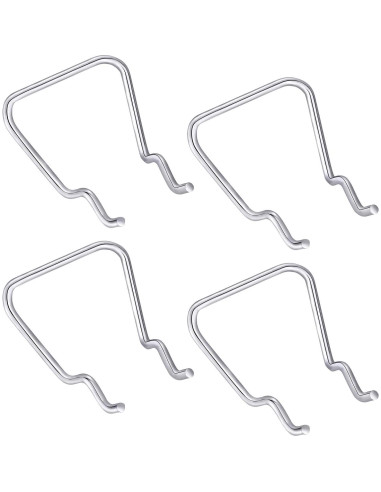 16 Soportes para Alicates Hotop de Acero Inoxidable 50x45mm