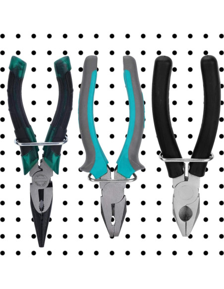 16 Soportes para Alicates Hotop de Acero Inoxidable 50x45mm