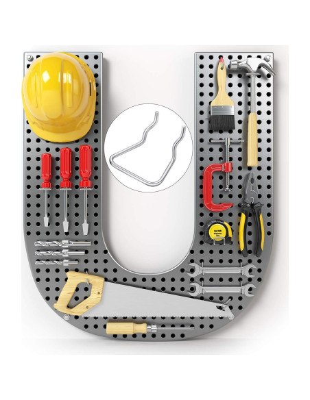 16 Soportes para Alicates Hotop de Acero Inoxidable 50x45mm