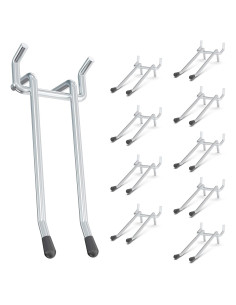 Ganchos de Tablero de Clavos HUHOLE 10PC 10cm Alta Resistencia