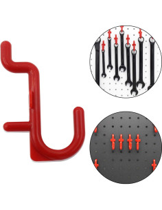 Kit de 100 Ganchos en J Colorstorm para Tablero de Clavos 2