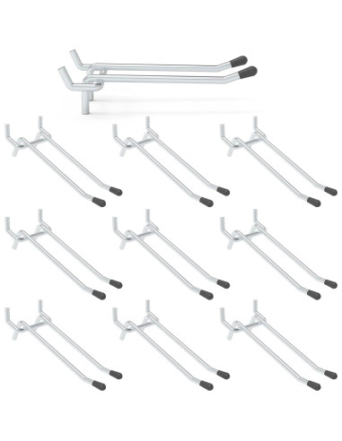 Ganchos de Tablero de Clavos HUHOLE 10PC 10cm Alta Resistencia