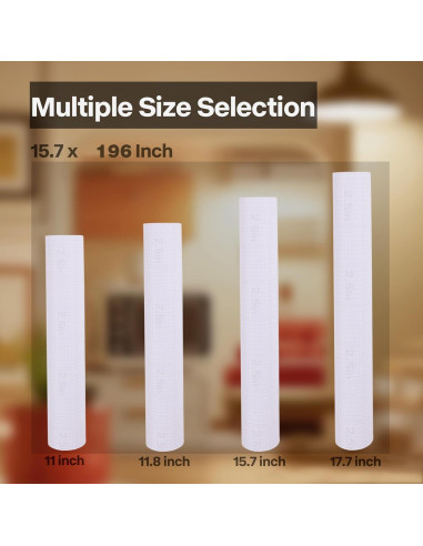 Forro de Estante Autoadhesivo Janeart 40cm x 5m Blanco Crema