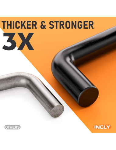 Ganchos de Tablero de Clavos INCLY 36PCS Alta Resistencia