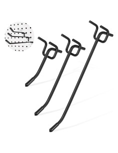 Ganchos para Panel Perforado Zyghjort 5-15 cm - 60 Piezas