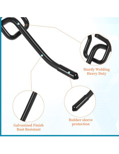 Ganchos para Panel Perforado Zyghjort 5-15 cm - 60 Piezas 2