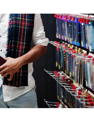 Cerraduras de Gancho Antirrobo TOPZEA 120 Unidades 6mm Rojo