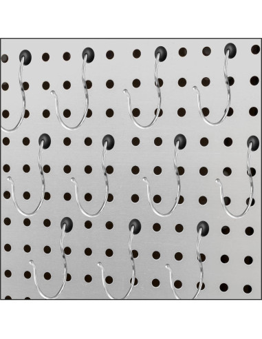 120 Ganchos de Bloqueo para Tablero FdcLixuvol Negro 6.35mm