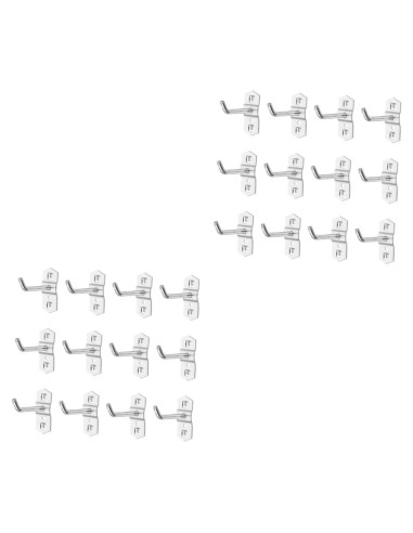 Ganchos de Clavo VILLFUL 24 pcs Metal Antideslizante para Almacenamiento