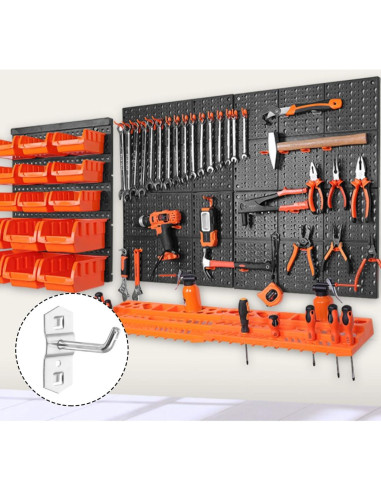 Ganchos de Clavo VILLFUL 24 pcs Metal Antideslizante para Almacenamiento