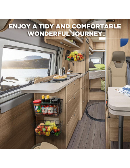 Cestas de Almacenamiento Ptinyiv 2pack Sin Perforación Negro Cestas de Almacenamiento Ptinyiv 2pack Sin Perforación Negro