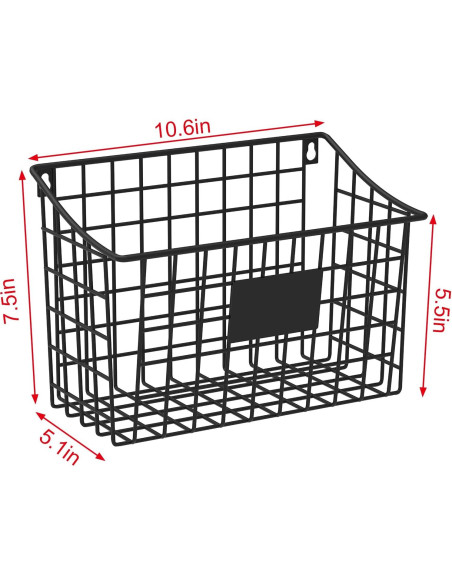 Cesta de Almacenamiento Pared X-cosrack 3 Piezas 26.9x19.1x13 cm Cesta de Almacenamiento Pared X-cosrack 3 Piezas 26.9x19.1x13 cm