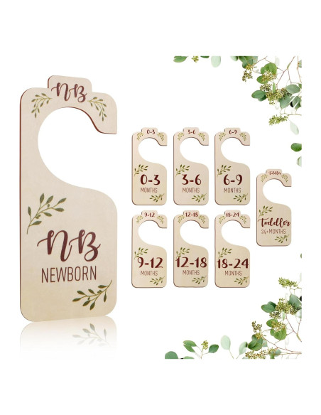 Divisores de Armario para Bebés CCYLTL - 8 PCS Madera Doble Cara Divisores de Armario para Bebés CCYLTL - 8 PCS Madera Doble Cara