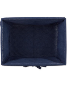 Cestas de Almacenamiento DII 3 Piezas Alambre Forradas Azul 2