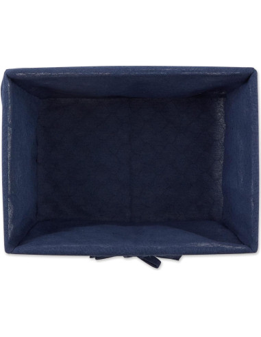 Cestas de Almacenamiento DII 3 Piezas Alambre Forradas Azul