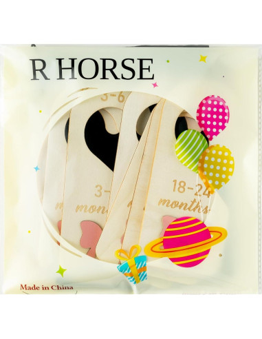 Divisores de Armario R HORSE Rosa 3D - 8 Piezas para Bebés