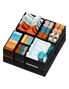 Organizador de Cajones Criusia 12 Paquete - Sin Olor, Apilable