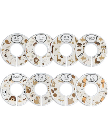 Conjunto Organizador de Armario BABYRISH - 30 Perchas Terciopelo