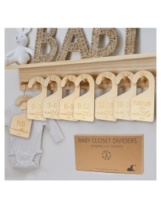 Divisores de Armario para Bebés Onyiboer - Juego de 8 Madera
