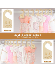 Divisores de Armario para Bebés Onyiboer - Juego de 8 Madera 2