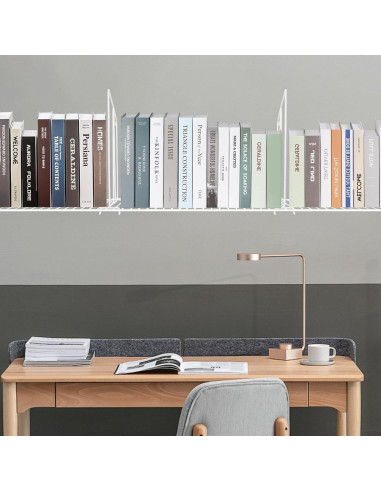 Divisores de Estante de Alambre SSAWcasa - Paquete de 8 Blancos