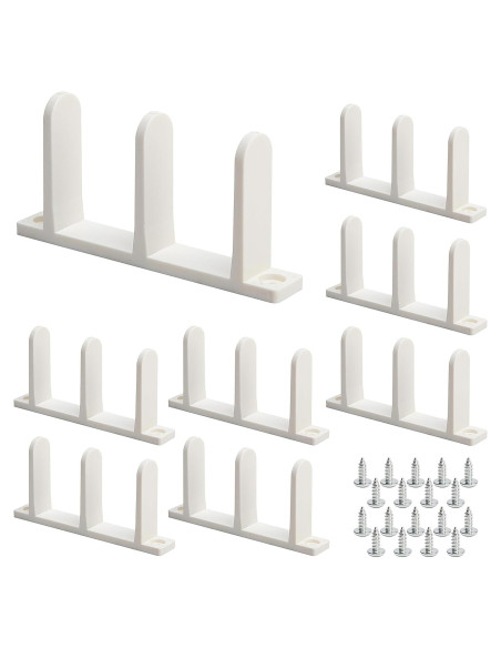 Paquete de 8 Guías de Piso para Puertas de Closet Nkiy Quen