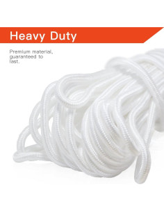 Cuerda de Halyard Anley 24.38m x 0.64cm para Bandera 2