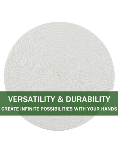 Cuerda de Nylon 30.48m CQ Garden 8mm Resistente para Camping