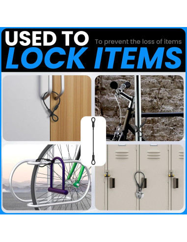 Cables de Seguridad de Acero Inoxidable SDTC Tech 60cm 5mm