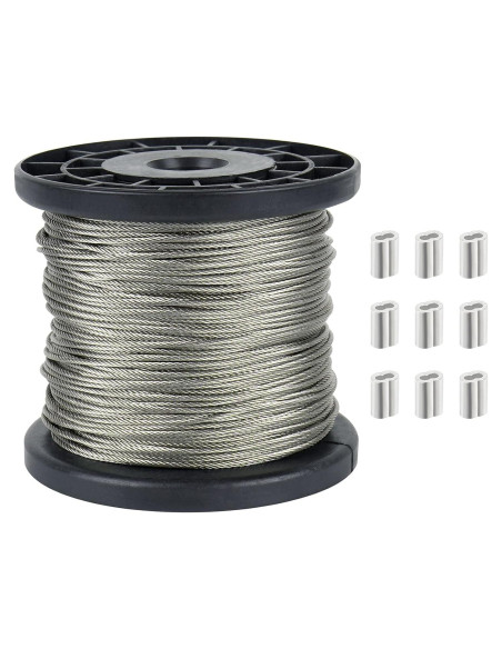 Cable de Alambre de Acero Inoxidable 304 1.5 mm 100 m 166 kg