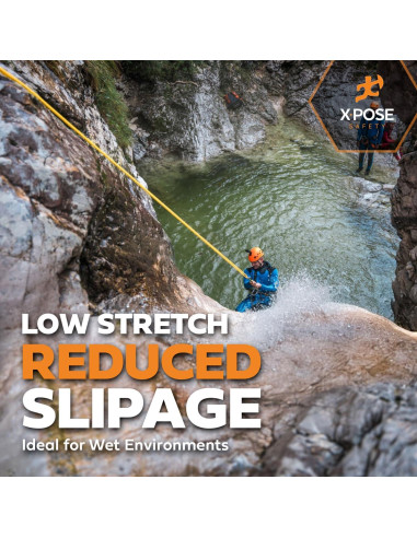 Cuerda de Polipropileno Amarilla 1/4" x 15.24m Xpose Safety