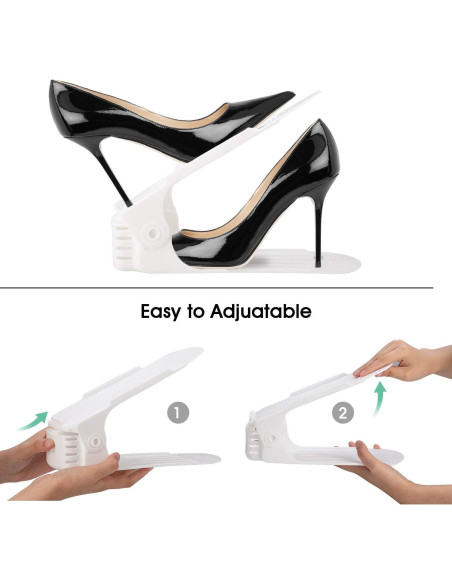 Organizador de Zapatos Neprock 36 Pack Blanco Ajustable