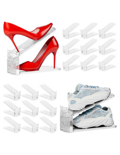 Organizador de Zapatos Neprock 20 Paquete Ajustable 3 Niveles