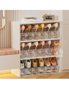 Organizador de Zapatos Neprock 20 Paquete Ajustable 3 Niveles 2