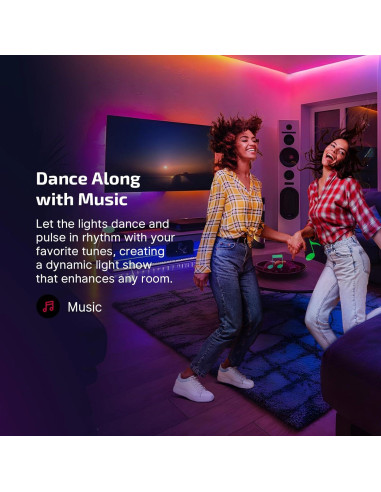 Tira LED RGBIC OLIGHT Ostrip 5m con Control App y Música