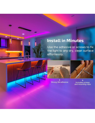 Tira LED RGBIC OLIGHT Ostrip 5m con Control App y Música