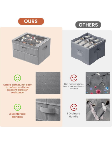 Organizador de Zapatos PHINOX Gris 2 Paquetes Plegable 16 Pares