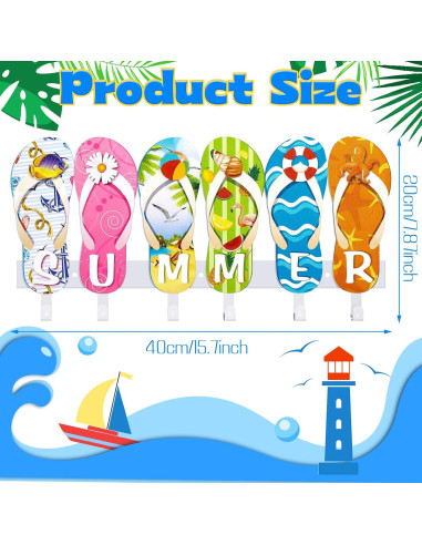 Soporte para Toallas Shimeyao 6 Ganchos de Playa Multicolor