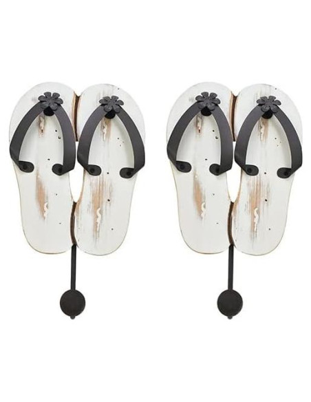 Ganchos Decorativos de Pared K KILIPES Chanclas Playa 25.9cm Ganchos Decorativos de Pared K KILIPES Chanclas Playa 25.9cm