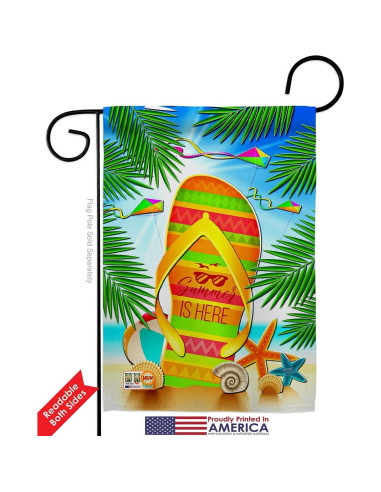 Juego de Bandera de Jardín Breeze Decor 33x47 cm Doble Cara