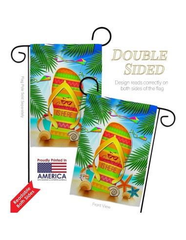 Juego de Bandera de Jardín Breeze Decor 33x47 cm Doble Cara