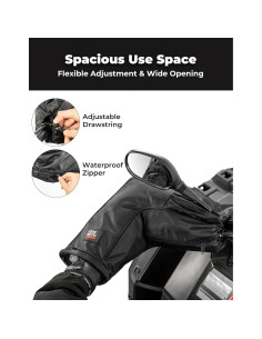 Guantes KEMIMOTO ATV para Motonieve, Impermeables y Calentadores 2