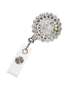 Porta Credencial Retráctil ID AVENUE Brillante 81 cm Clip 360