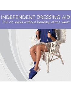 Ayuda para Calcetines Sammons Preston 70857 con Mango de Espuma 2