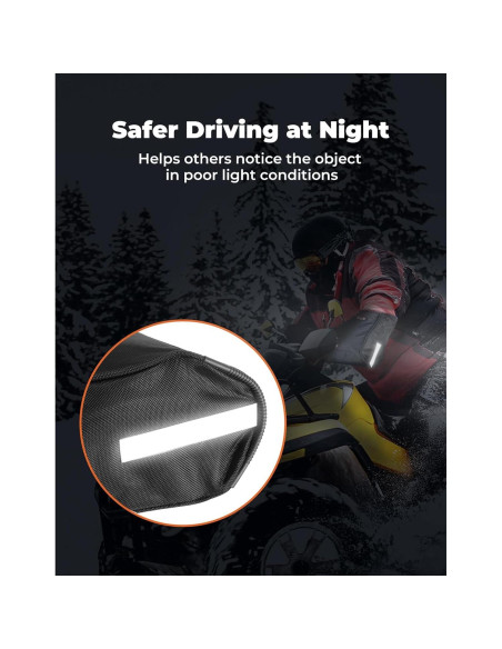 Guantes KEMIMOTO ATV para Motonieve, Impermeables y Calentadores