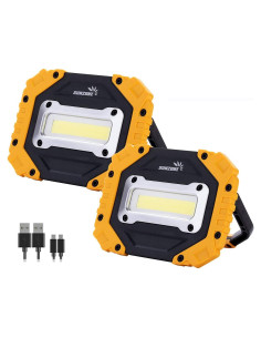 Luz de Trabajo LED Sunzone 750 Lúmenes Impermeable 2 Pzs