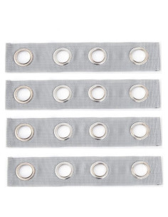 4 Tiras de Conector de Colgador de Cinta Gris esowemsn