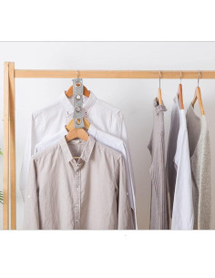 4 Tiras de Conector de Colgador de Cinta Gris esowemsn 2