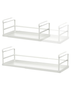 Organizador Bajo Gabinete Finnhomy 2 Pack Ajustable Gris Claro